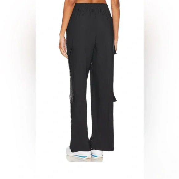 WeWoreWhat Wide Leg Black Utility Cargo Pant Size L - Picture 2 of 3